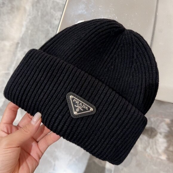 Prada ribbed high-elasticity knit cap - Picture 2 of 6